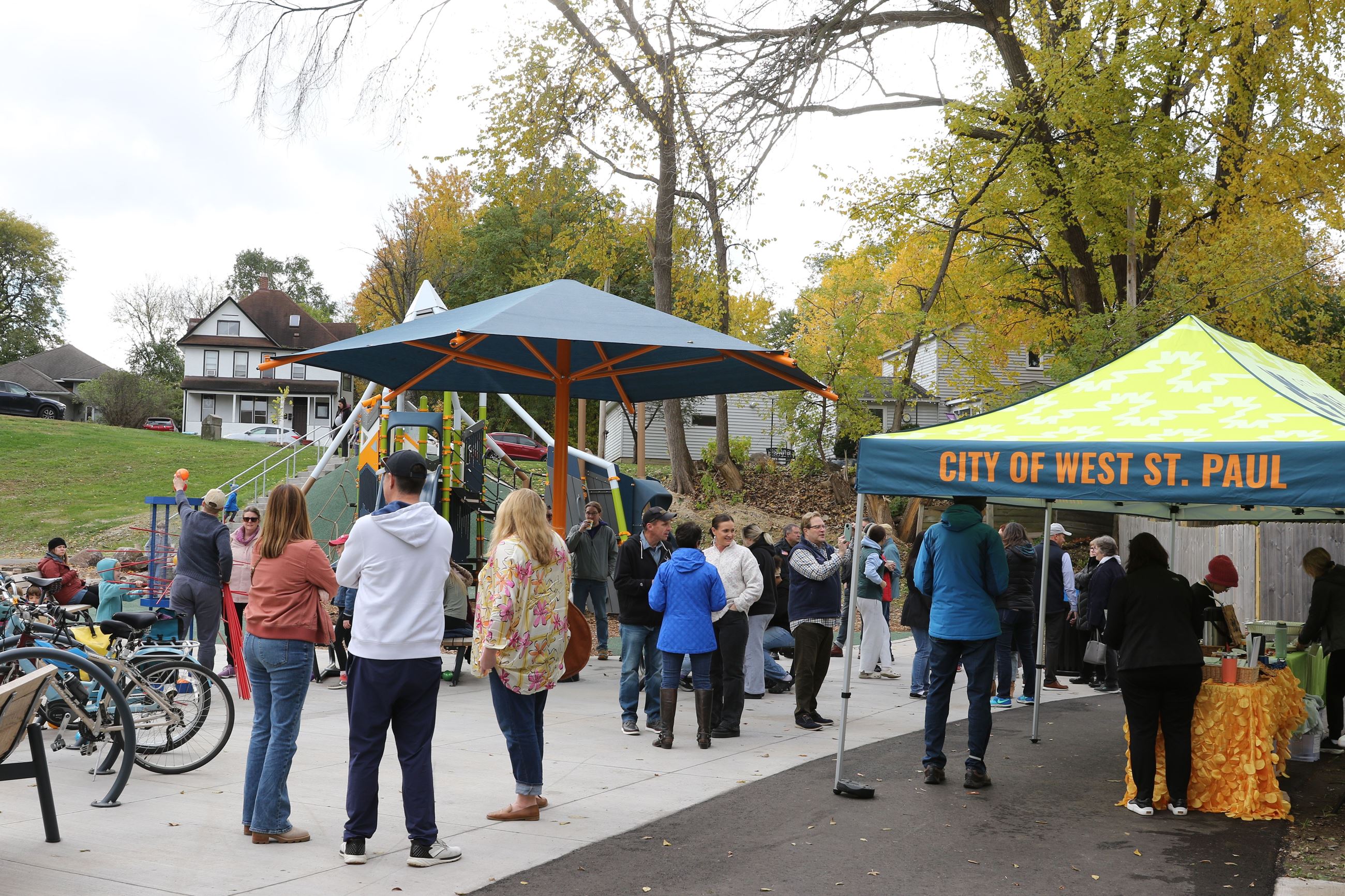 Image of community members attending the Kennedy Park Grand Opening