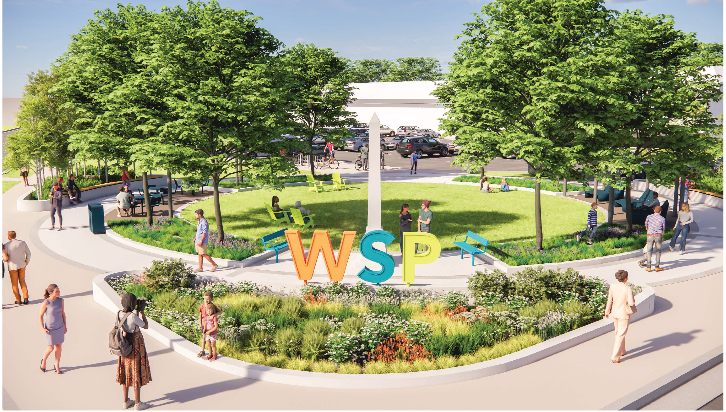 Albert Plaza Concept Drawing